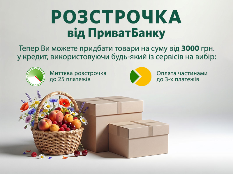 Оплата частями и Мгновенная рассрочка