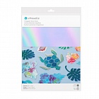 Самоклеящаяся пленка для печати и резки радужная
